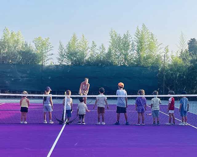 Play tennis with certified instructor